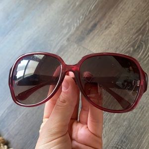 Micheal kors pink/ maroon sunglasses